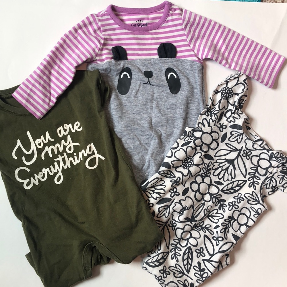 Cat & Jack 3 month EUC Romper clothing lot